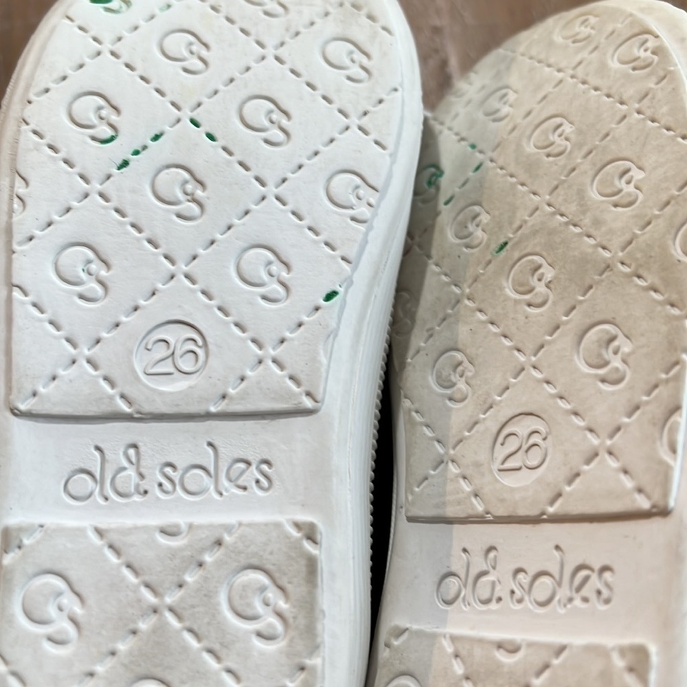 Old soles black leather sneakers - Picture 6 of 11